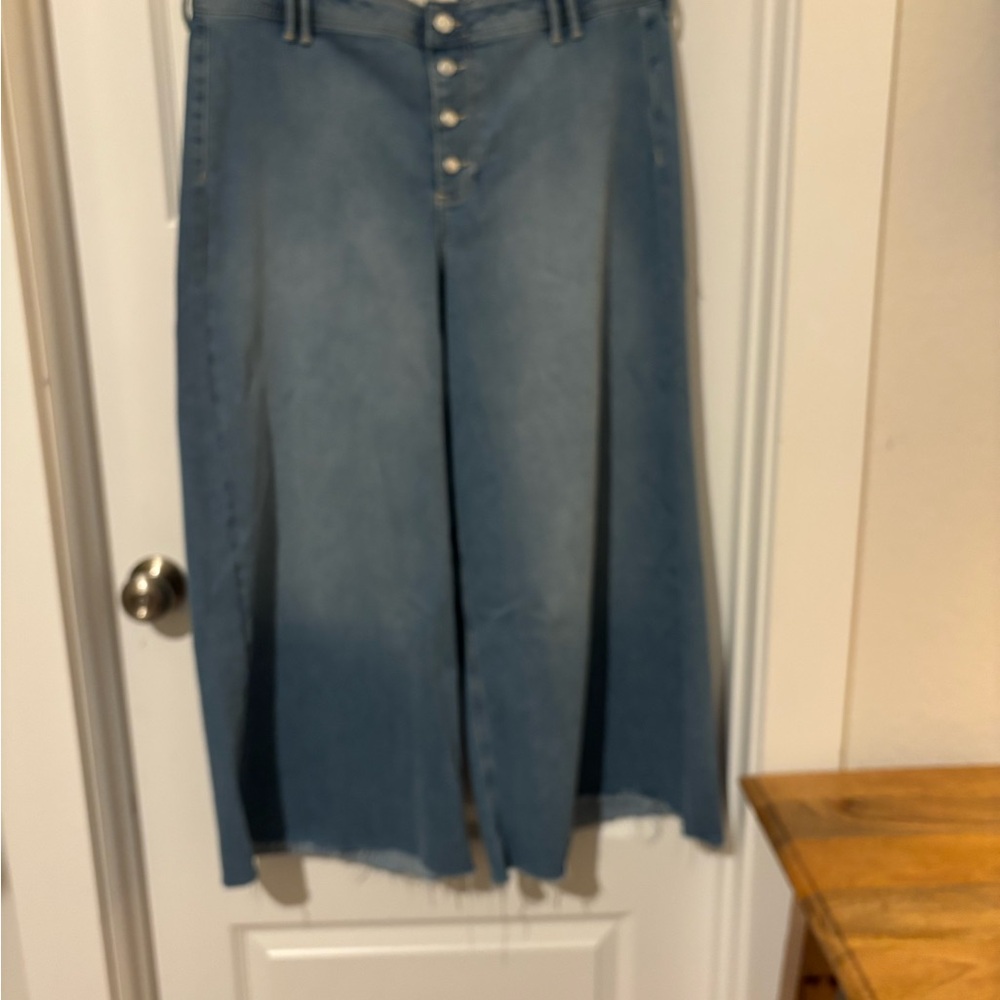 Free People Blue Flare Jeans